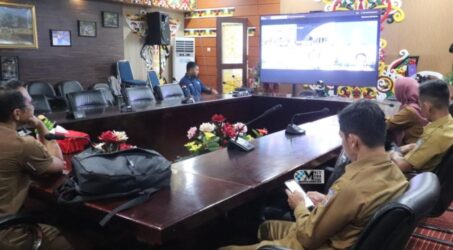 Pemkab Murung Raya Ikuti Rakornas Pengendalian Inflansi dan Evaluasi Program 3 Juta Rumah